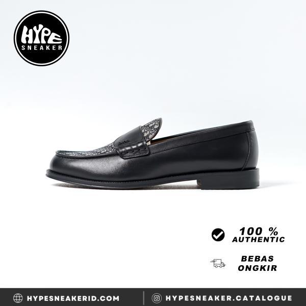 SEPATU CHRISTIAN DIOR GRANVILLE OBLIQUE JACQUARD BLACK CALFSKIN LOAFER 100% ORIGINAL