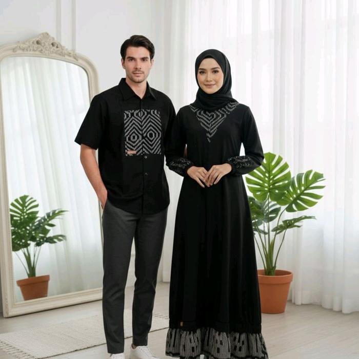 Kirana Series By Zisheeri | Gamis Zisheeri | Gamis Wanita Muslim Cantik Linen Muda Tenun Syari