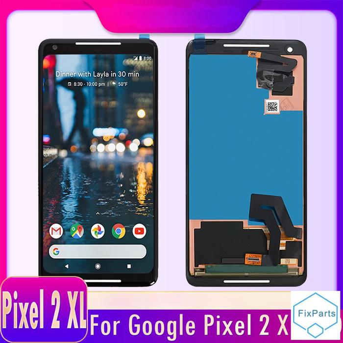 Untuk Google Pixel 2XL Lcd Display Touch Screen Digitizer Rakitan