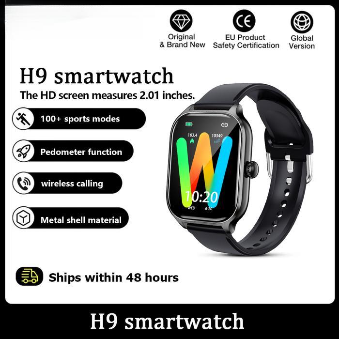 H9MAX Smartwatch Amazfit Bip 6 Pro I Watch Series 10 Wanita Sentuh Layar Wireless Pengisian Magnetik