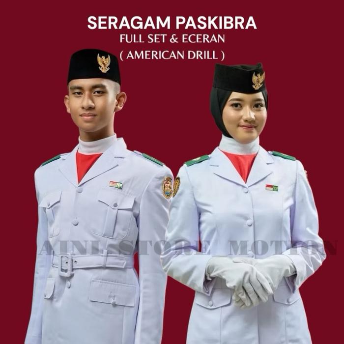 Perlengkapan Paskibra | Baju Paskibra Lengkap | Set alat paskibra
