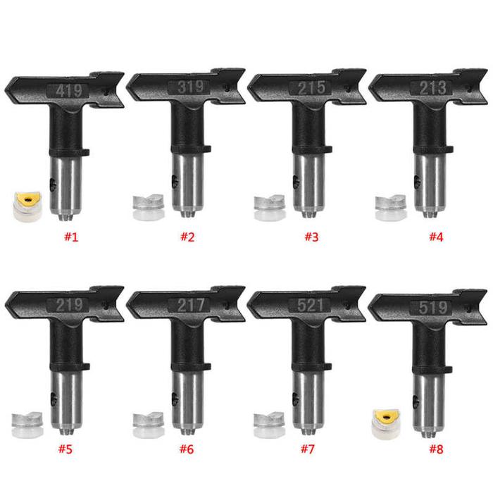 Spray Reversible Tungsten Steel Paint Spray Tip Nozzle Accessoies