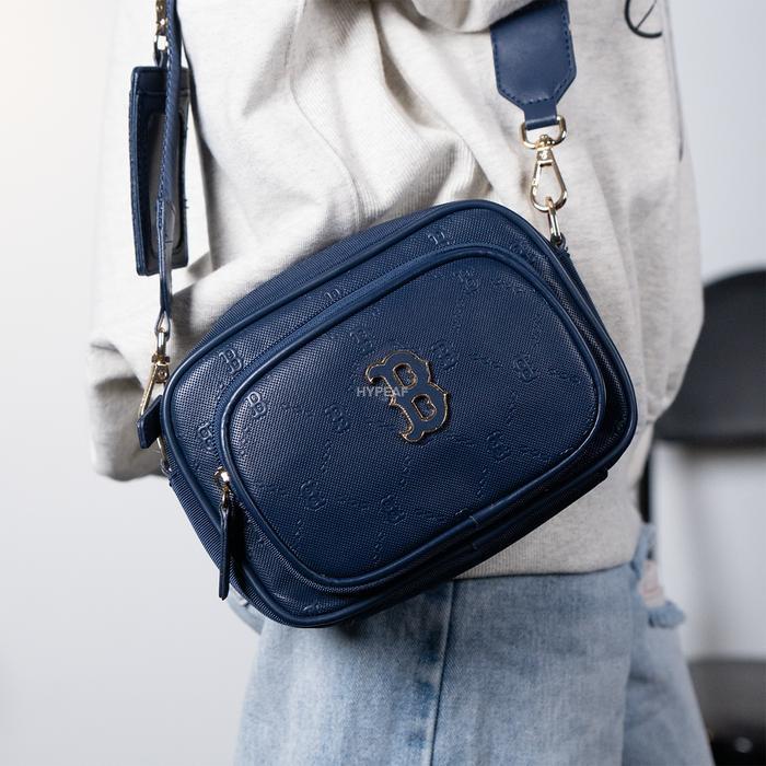 MLB Dia Monogram Pu Embossed Camera Bag Authentic / Tas Selempang MLB