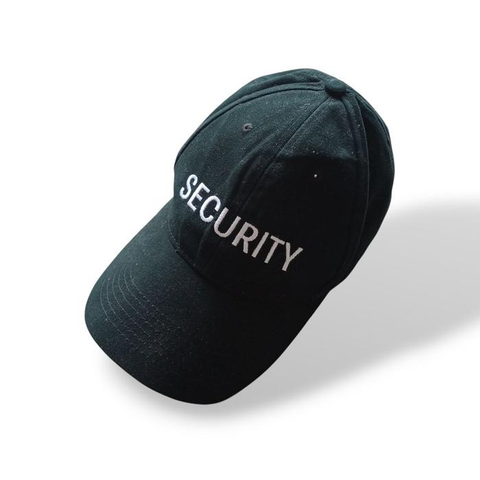 Topi Security hitam bordir brand Rotcho original official