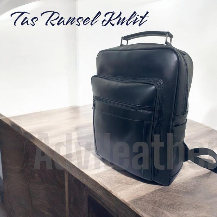 TAS RANSEL KULIT PRIA SELEMPANG & BAHU CLUTCH PREMIUM ORIGINAL TAS PUNGGUNG TERBARU CUSTOM TULIS NAM