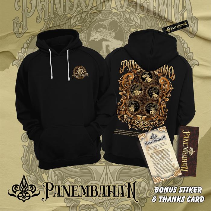 SWEATER HOODIE JAWA PANDAWA LIMA BY PANEMBAHAN KAOS BUDAYA