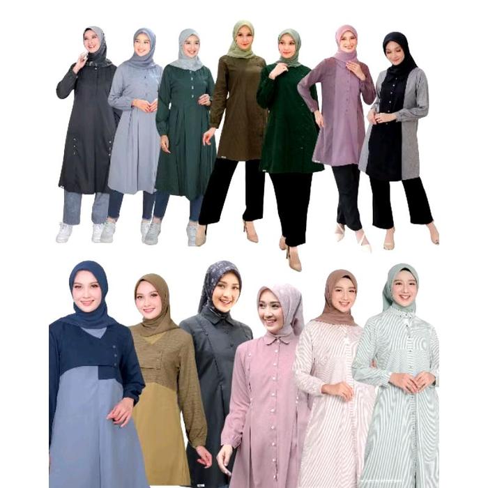 TUNIK REMAJA TERBARU / TUNIK ETHICA / TUNIK SEPLY / TUNIK REMAJA ELEGAN / BAJU TUNIK / TUNIK POLOS