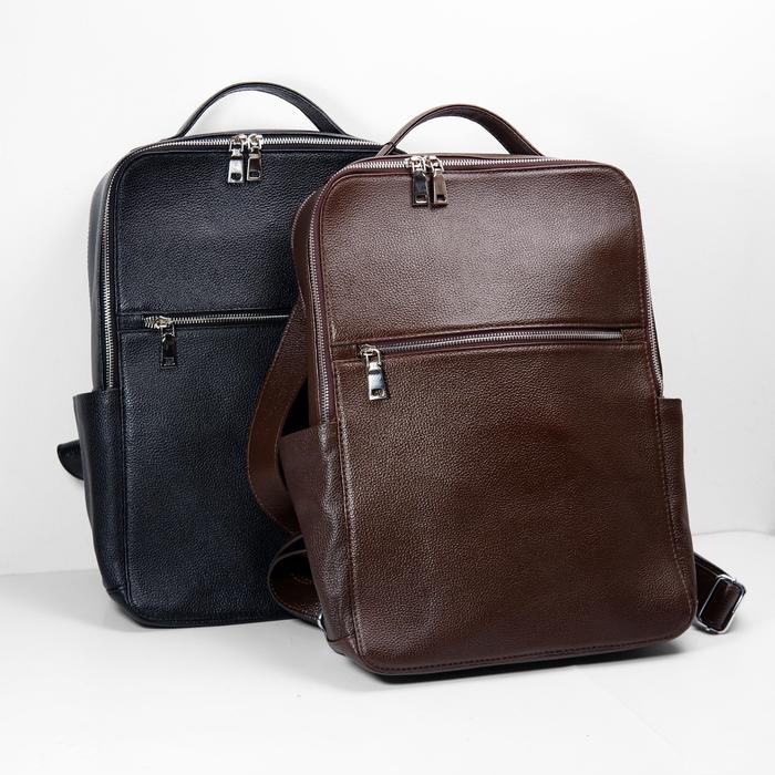 Sendy Leather TOKYO Tas Ransel Punggung Kerja Kulit Asli Pria Formal Fit For 14 Inch Laptop Backpack