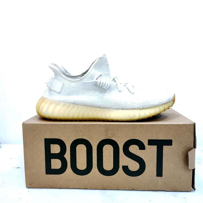adidas yeezy boost 350 cream white (second)   Shoes Casual Sneakers