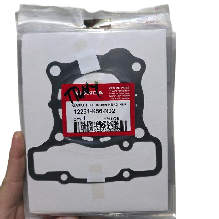 12251K56N02 Paking Deksel / Gasket Cylinder Head Cb150R LED / Supra GTR 150 / Sonic 150