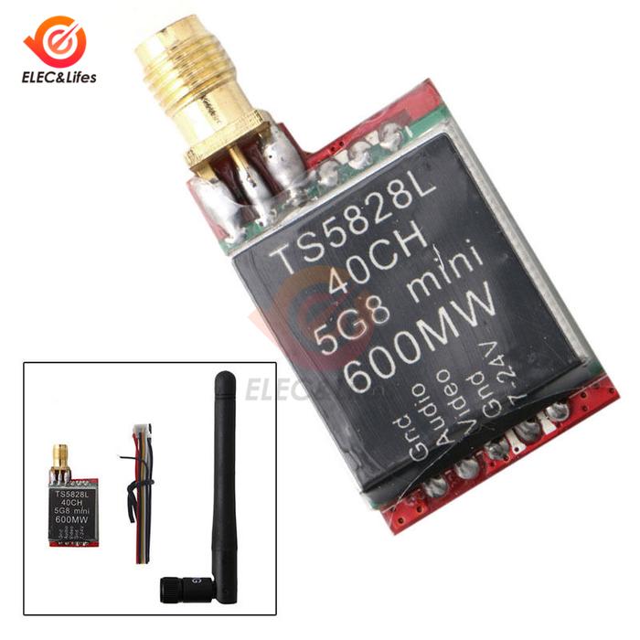 5.8G TS5823L TS5828L 600 mW 40CH Video Sender Micro Draadloze Video
