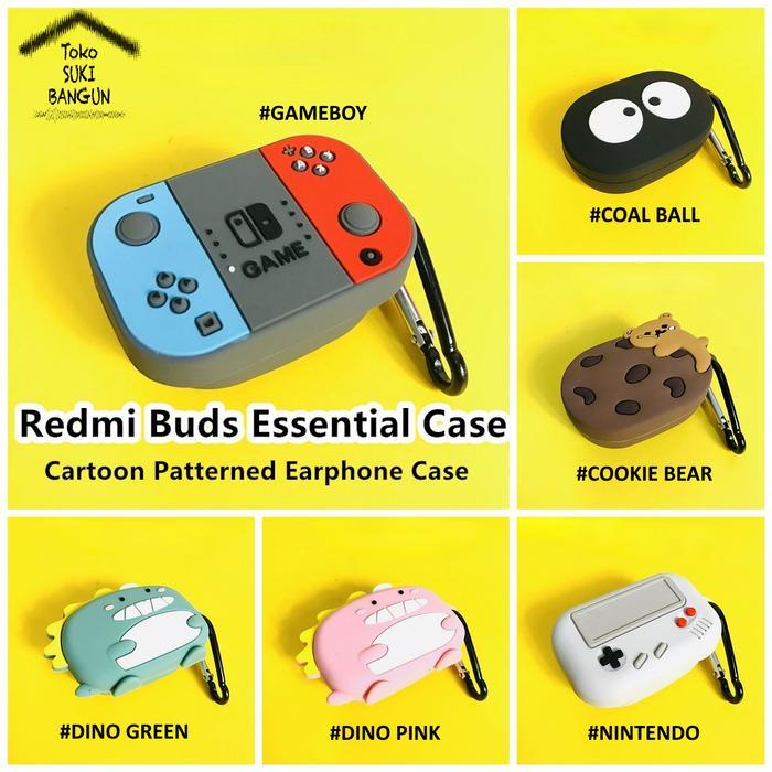 Case untuk Redmi Buds Essential TWS Rubber CUTE CARTOON Cover Casing