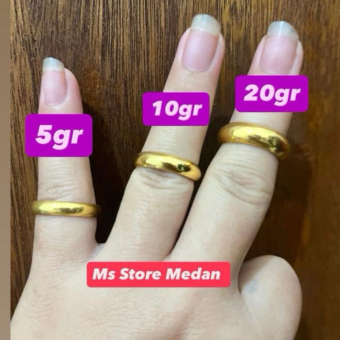 Replika Belah Rotan  Emas Asli LM 24 karat