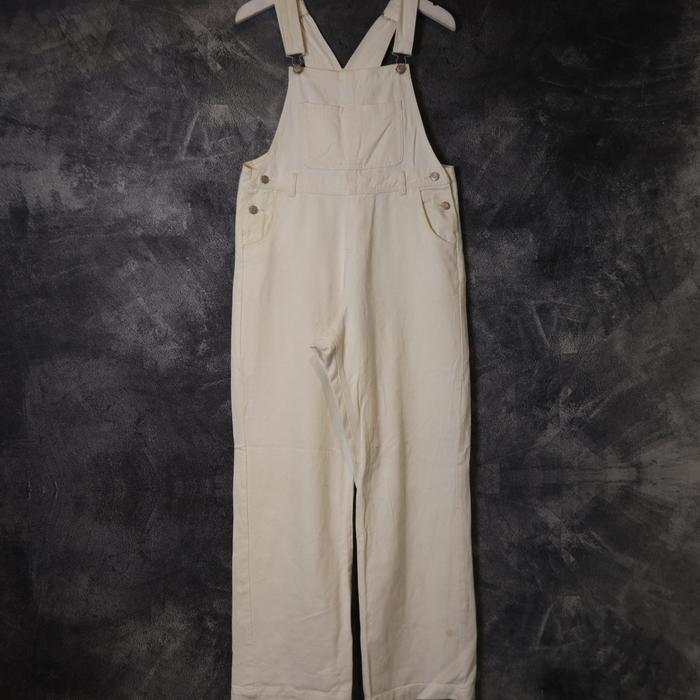 OVERALL WEGO JEANS DENIM PANTS JUMPSUIT CELANA PANJANG OV92 SIZE L 32 33