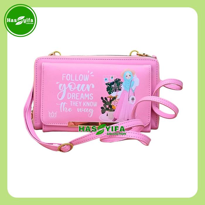 Ganci Unyu Muslimah Shear Wallet Tas Dompet Sweet Candy