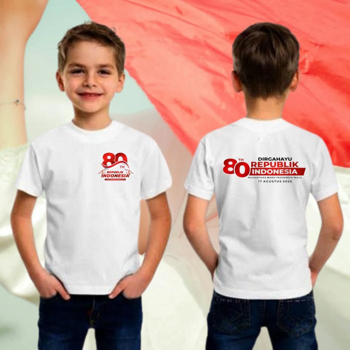 Kaos Distro 17 Agustus / Kaos Anak 17 Agustus / Pakaian 17 Agustus