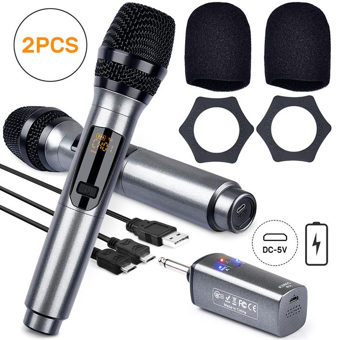 K380S Microphone Bundle Lapel Mic Microphone Video Mic UHF Handheld