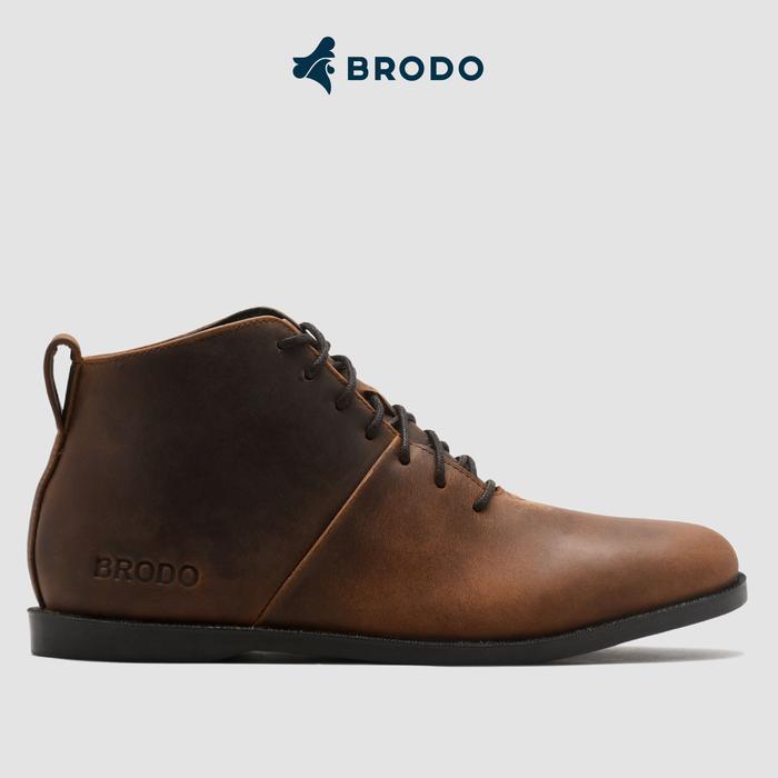 NEW BRODO - Sepatu Signore Dark Choco BS