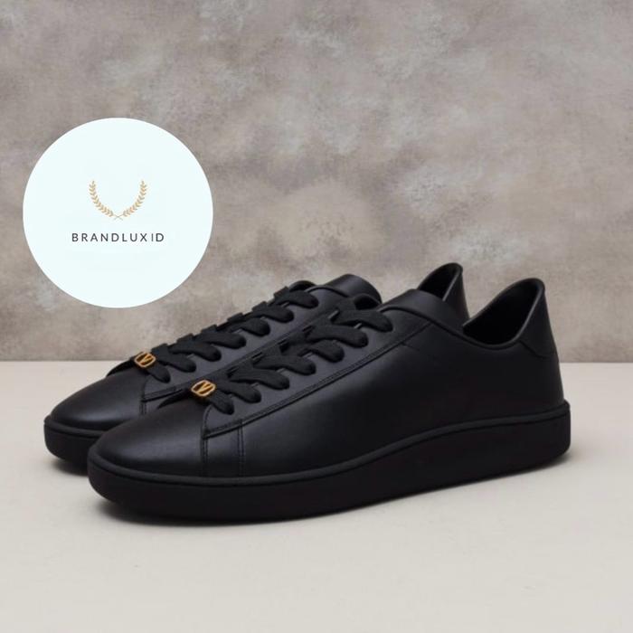 Brandluxid Royco sneaker in nappa calfskin Black Green