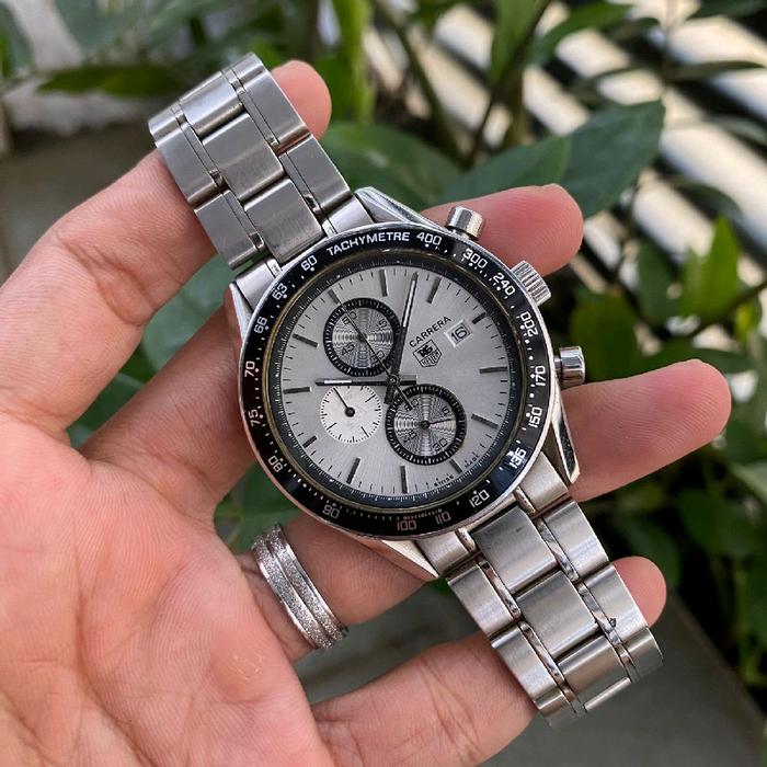 Jam Tangan T4g Heuer Chronograph Panda Reset Zero Normal Siap Pakai