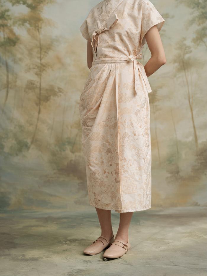 NOVERE - Laksa Skirt In Cream