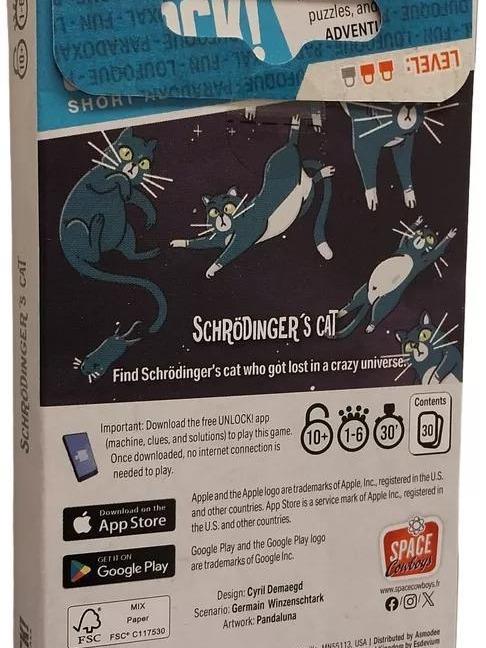 SALE !!! UNLOCK! SHORT ADVENTURES 8 LE CHAT DE M. SCHRODINGER READY