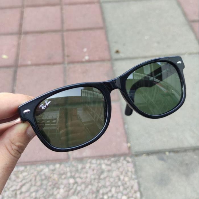 Kacamata Hitam PRIA rayban Wayfarer RB 2132 Glossy size 55 Secen ORI