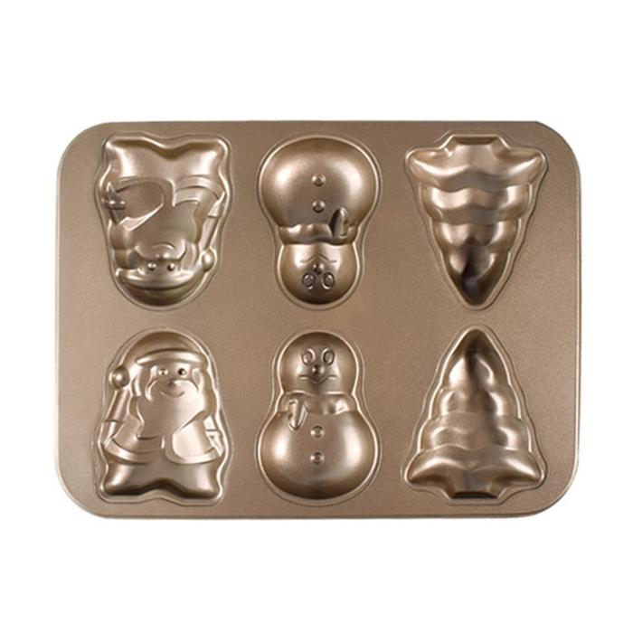 Cake Pan Carbon Steel Baking Pan Non Stick Christmas Serie Cake Mould