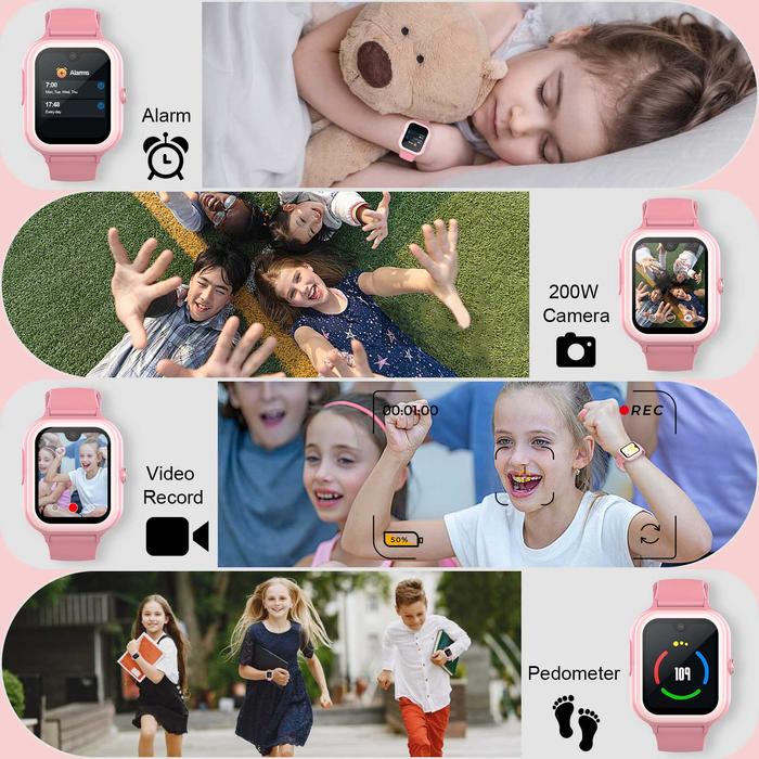 Wonlex KT31 Smart Watch for Children 4G SOS WIFI GPS Tracker AMOLED HD screen Video Call 900mAh Batt