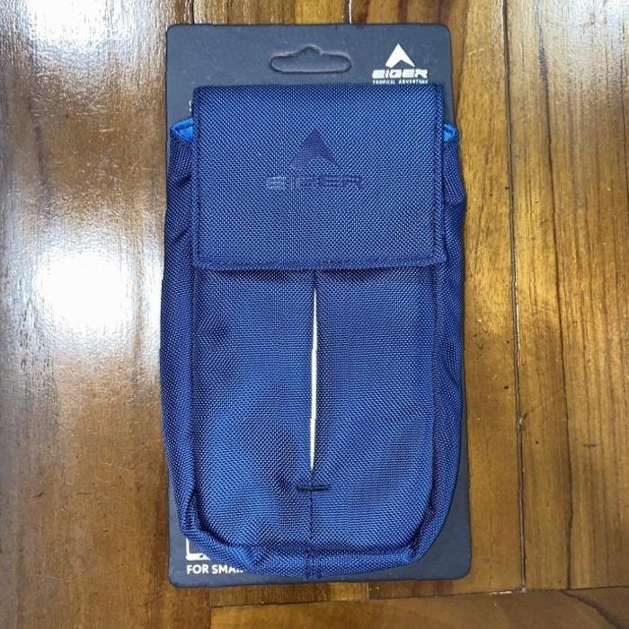 Tas Hp Pinggang Eiger Graphon V.3 Smartphone Case Waist Bag 910003862 Navy Original | best seller