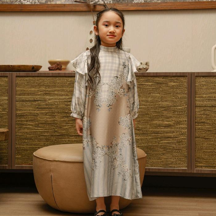 SYAVIA DRESS - DRESS GAMIS ANAK ALEZA