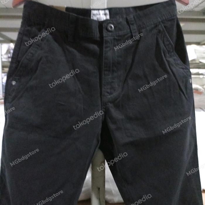 Celana panjang pria Original MGEE FORZA C042 BLACK