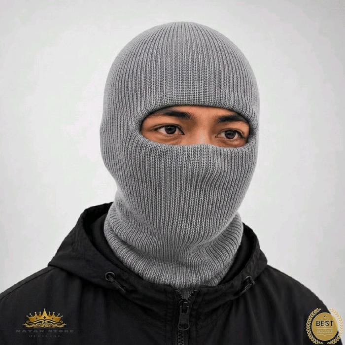 Kupluk Teropong Lubang 1 dan Lubang 3 untuk Pria - Topeng Ninja Sebo Maling Topi Masker Topeng Ninja