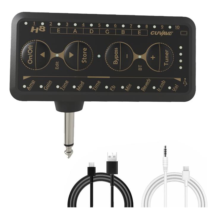 Cuvave Guitar Plug Amp Pa-1 Headphone Mini Amplifier Speakers Combo