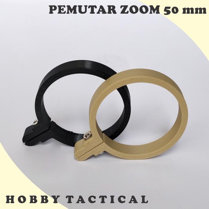 Pemutar zoom in zoom out untuk OD zoom 50 mm - Custom 3D Print