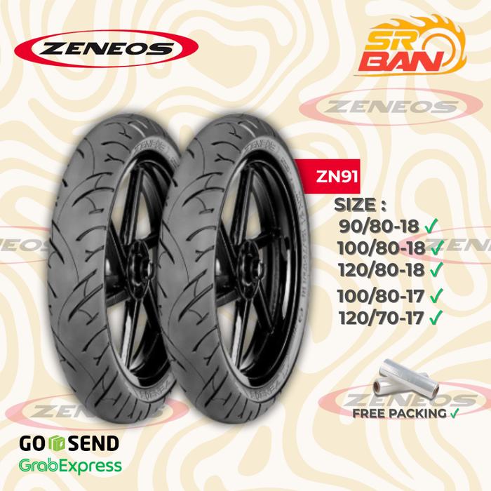 BAN ZENEOS ZN 91 Ring 17-18 100/80, 90/80, 100/80, 120/70, 120/80 Tubeless