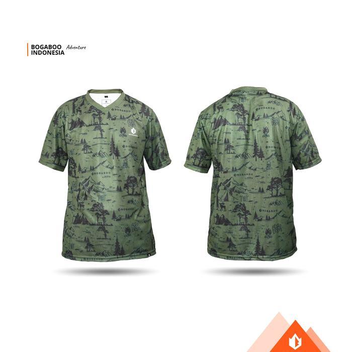 Eiger - BOGABOO CORRADO - Base Layer  Printing Sports  Lengan Pendek  - Baselayer  Olahraga Outdoor 