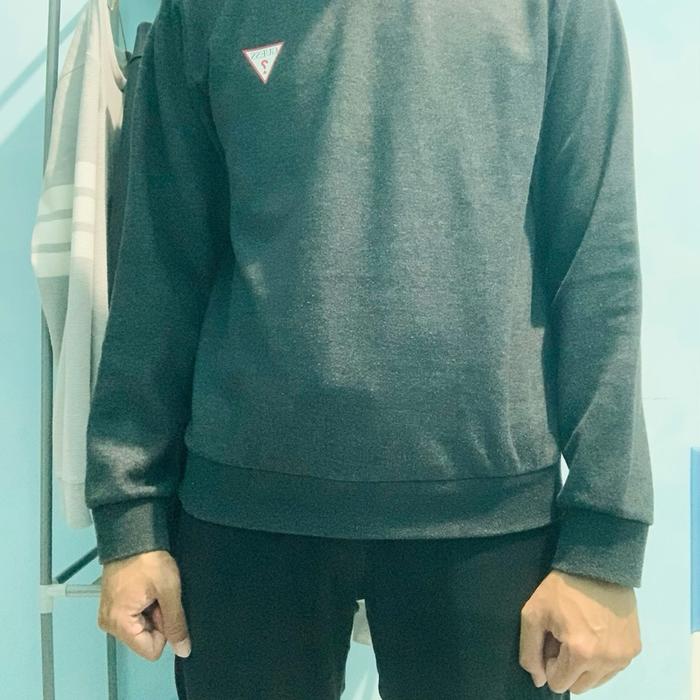 Crewneck Guess Abu abu tua second original