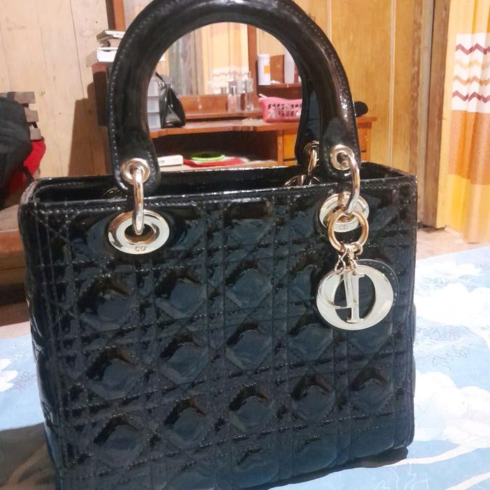 Tas lady dior medium second original