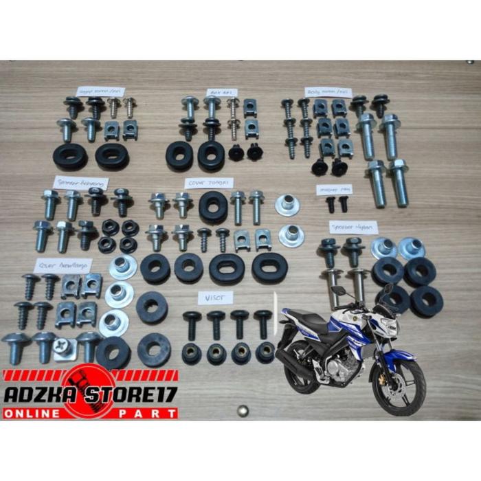 baut body full set yamah vixion Nvl/nva baut lengkap body vixion new