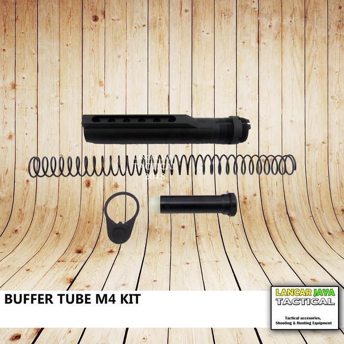 BUFFER TUBE KIT M4 HITAM / BUFFER TUBE M4