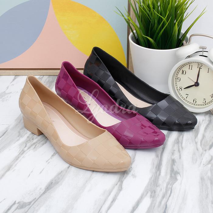 Yodra / Lyodra Fionan Wedges Jelly Shoes LDR303 Real Pict Terlaris