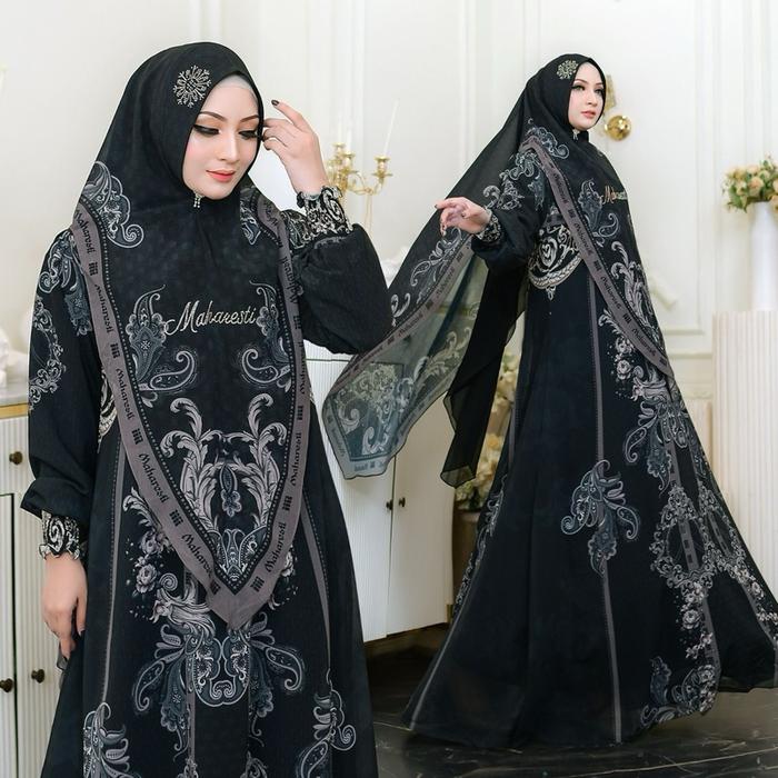 Gamis Syari Terbaru Alesha Series By Maharesti / Gamis Syari Cantik / Gamis Syari Mewah / Gamis Syar