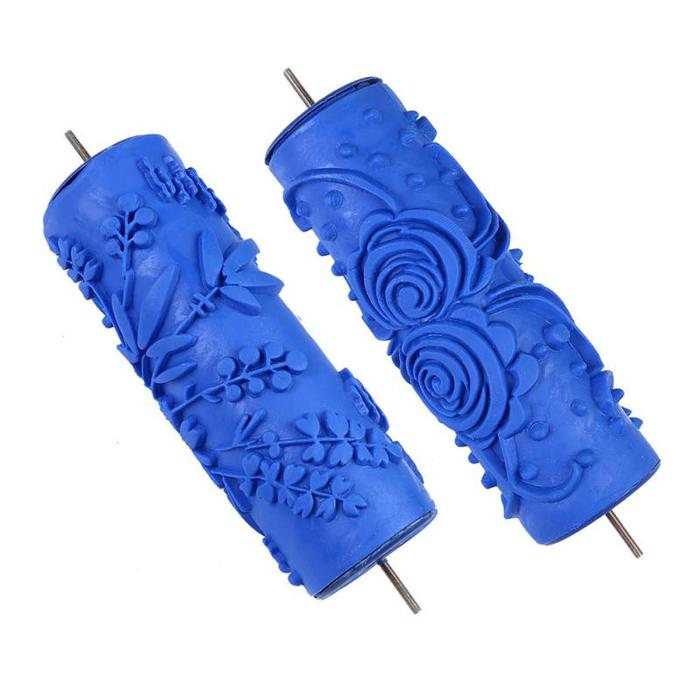 Embossed Paint Roller 4 Texture Paint Brush Imitation Wood Mold