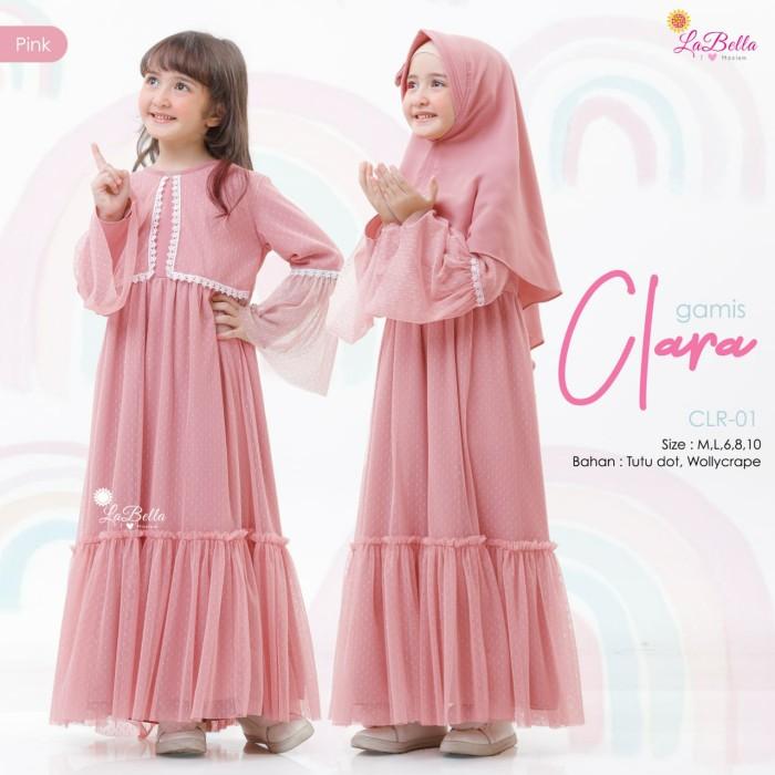 HARGA PROMO LABELLA GAMIS TUTU ANAK LABELLA CLARA DSK469