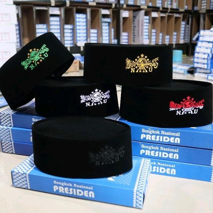 Peci Nu peci Hitam Nu peci Anak dan dewasa peci songkok Nu Nasional Kopiah Muslim Motif