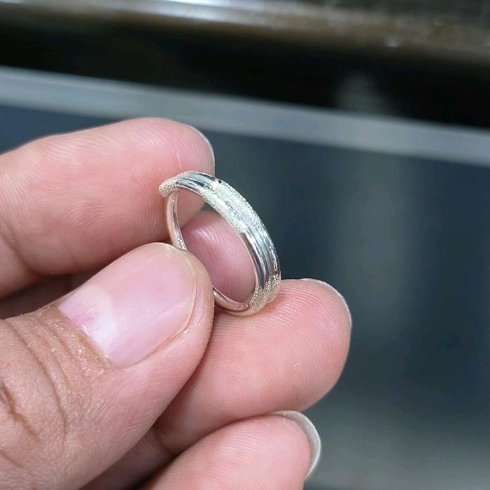 cincin perak Aceh murni berat 1,98 gram