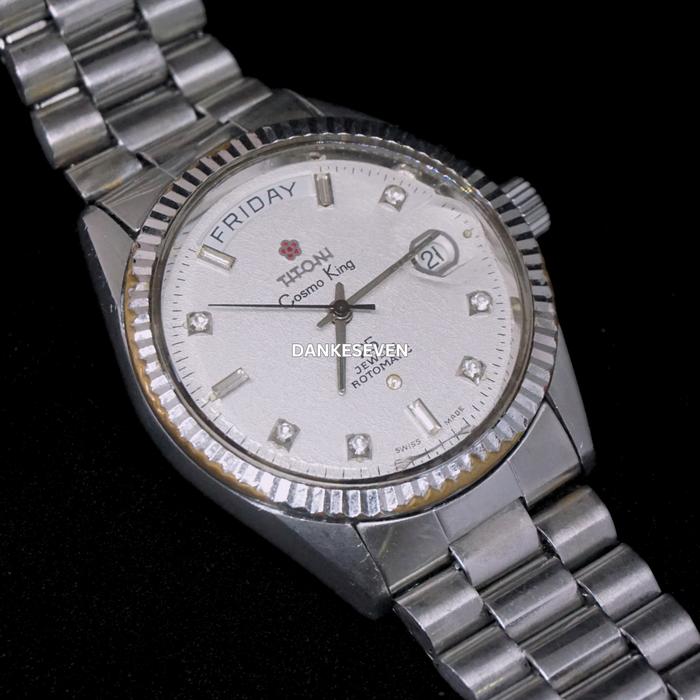 Titoni Cosmo King President Automatic Swiss Men Watch Jam Tangan Pria