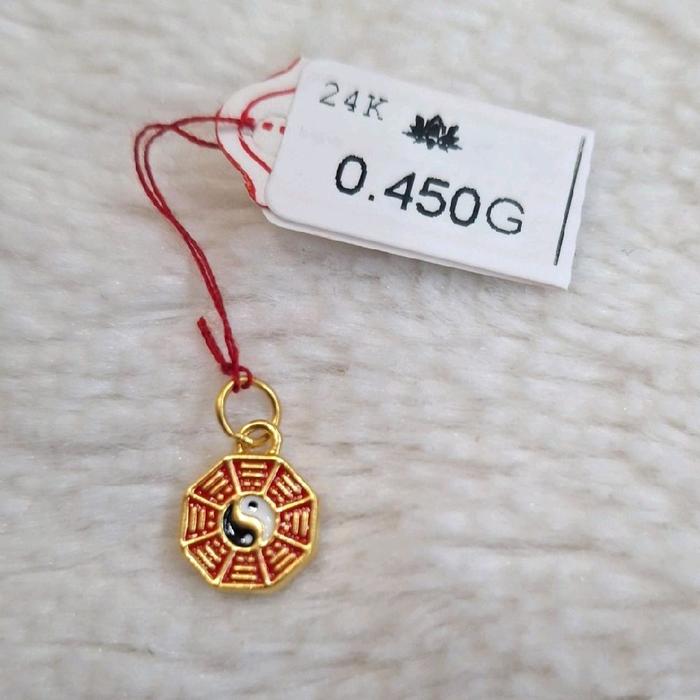 Liontin emas 24k pat kwa mini