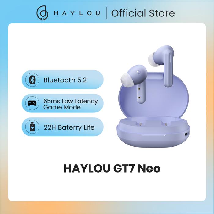 TWS HAYLOU GT7 Neo Wireless Earbuds Dual Host Mode Bluetooth 5.2